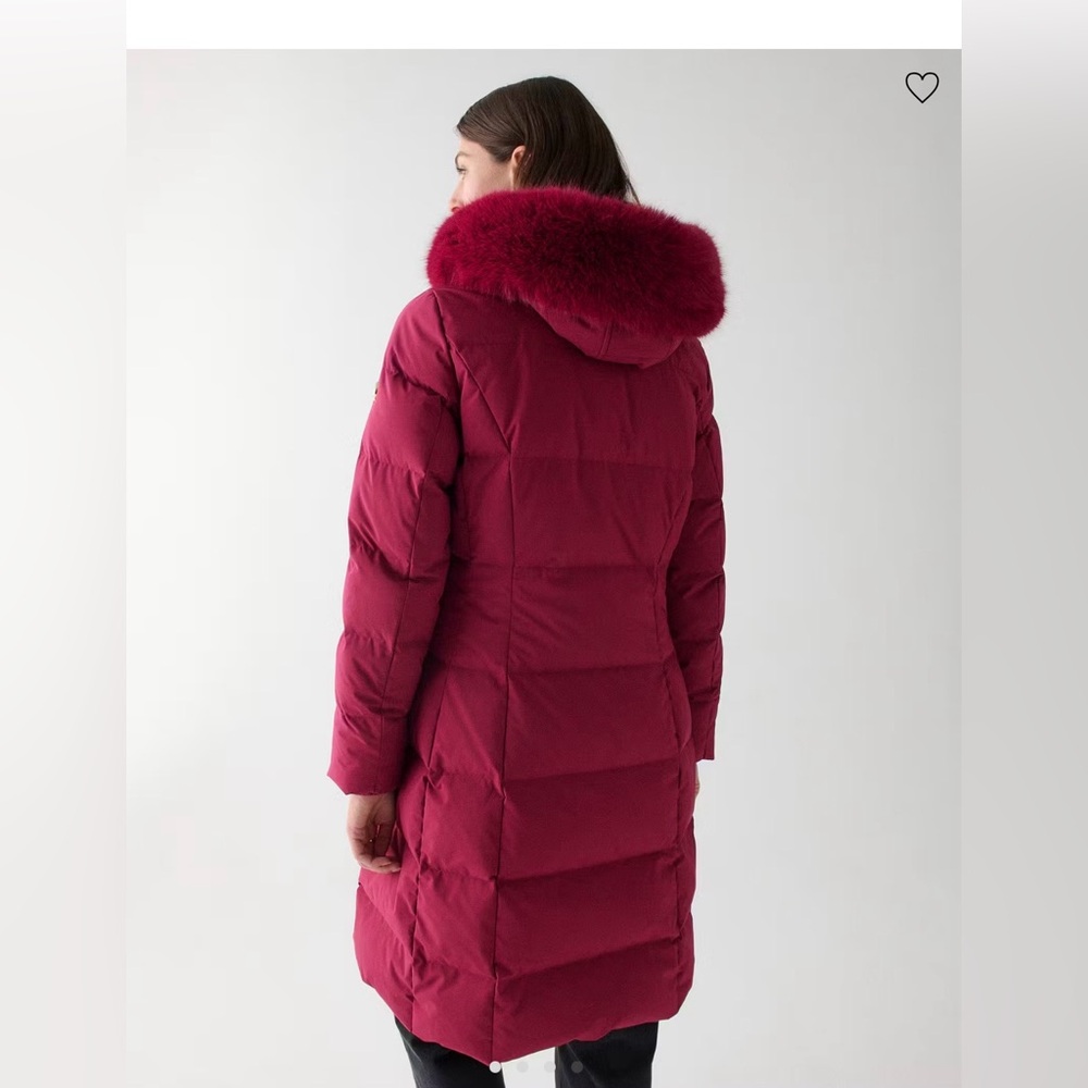 Kate Spade New York Long Parka With Faux Fur Trim Puffer Coat Jacket - Picture 4 of 16